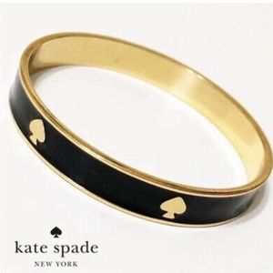 black enamel bangle